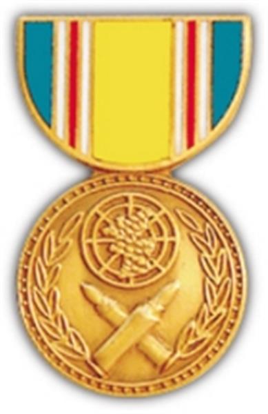 Korean War Service Mini Medal Small Pin