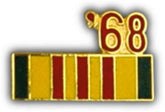 68 Vietnam Ribbon Small Pin