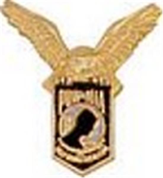 POW With Eagle Small Pin