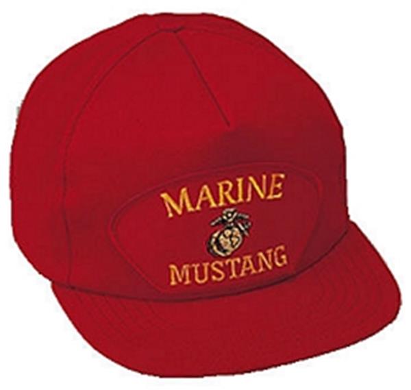 Marine Mustang Ball Cap - Red