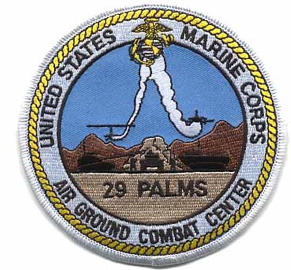 USMC 29 PALMS USMC Patch
