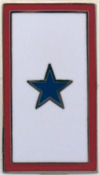 Blue Star Service Small Hat Pin