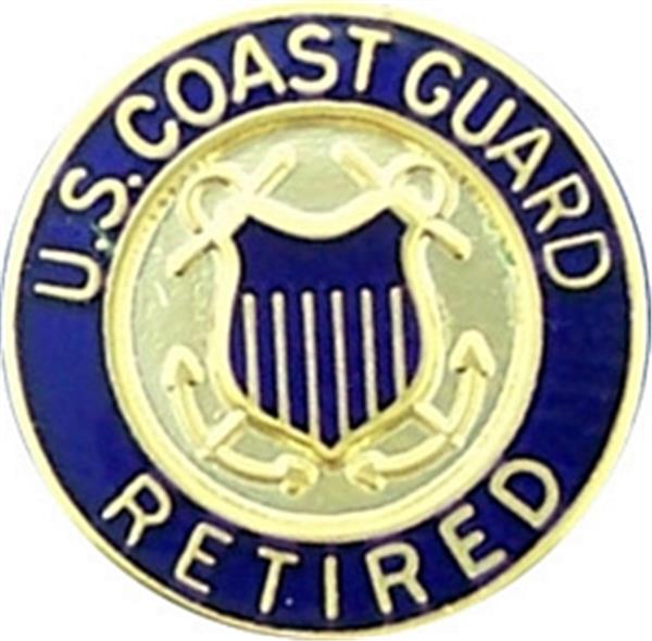 U.S. Coast Guard Retired Small Hat Pin
