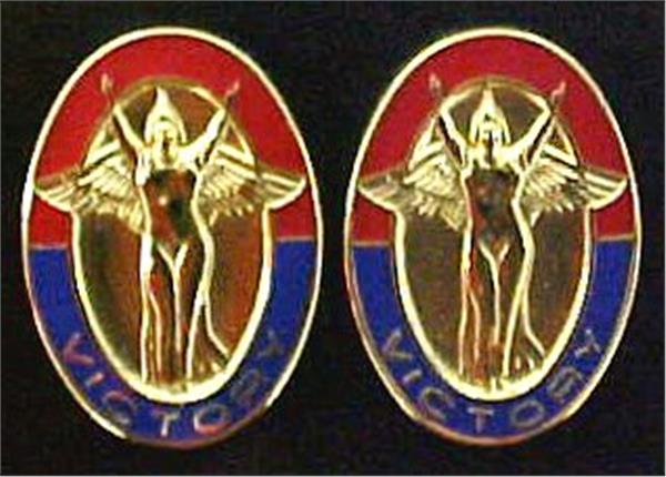 1st Infantry Division Distinctive Unit Insignia - Pair - VICTORY