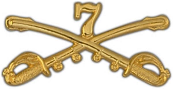 7th Cavalry Large Pin