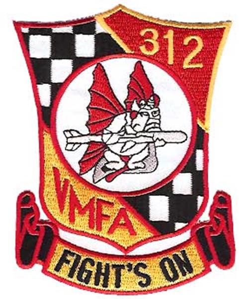 VMFA-312 "FIGHT'S ON" Squadron Patch