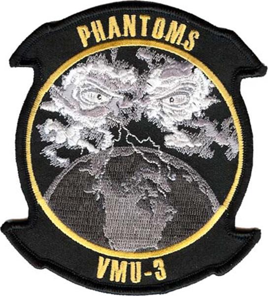 VMU-3 "PHANTOMS" Fixed Wing Squadron Patch
