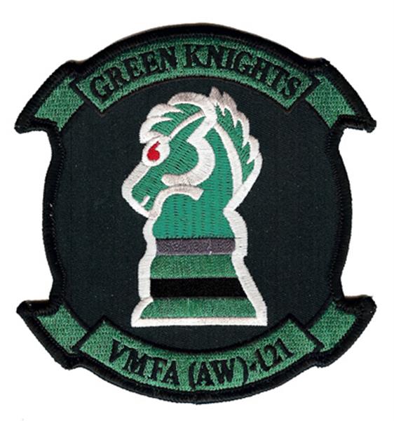 VMFA(AW)-121 "GREEN KNIGHTS" Fixed Wing Squadron Patch