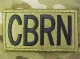 CBRN Multicam Brassard Patch with Hook Fastener