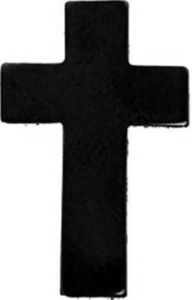 Chaplain Black Small Hat Pin