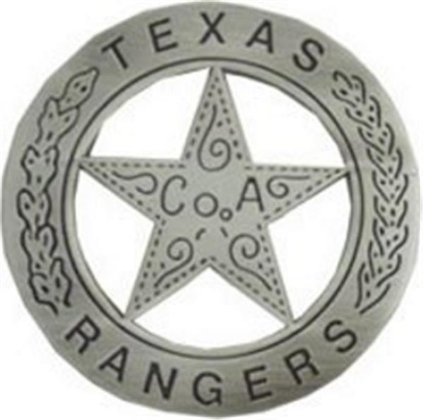 Texas Ranger Badge Replica - Silver