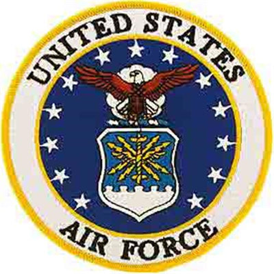 USAF Round Logo 10 inch Patch - CLEARANCE!