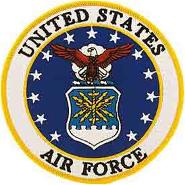 USAF Round Logo 10 inch Patch
