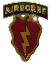 25th Infantry Division CSIB with AIRBORNE Tab CSIB - Army Combat Service Identification Badge