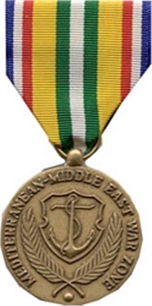 Merchant Marine Mediterranean Middle East War Zone Medal