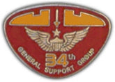 34th Gen. Support Small Hat Pin