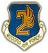 2nd Air Force Small Pin - CLEARANCE!