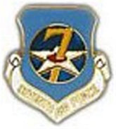 7th Air Force Small Pin - CLEARANCE!