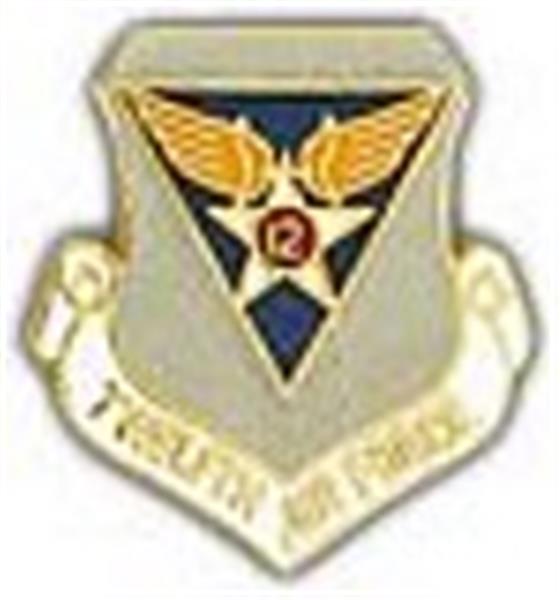 12th Air Force Small Pin