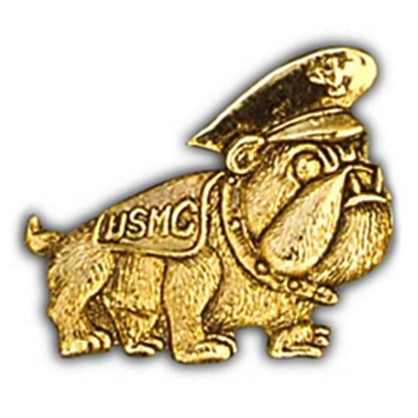 USMC Bulldog Small Hat Pin