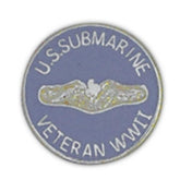 Submarine Vet Small Pin