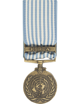United Nations Service Korea Mini Medal