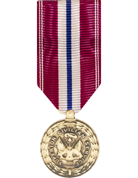 Superior Civilian Service Award (Army) Mini Medal