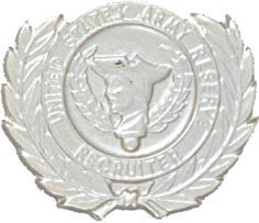U.S. Army Reserve Recruiter Badge - No Shine Insignia