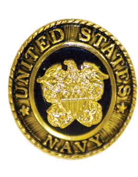 U.S. Navy Ring Lapel Pin 2 Piece