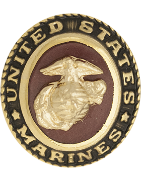 U.S. Marines Ring Lapel Pin 2 Piece