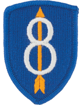 8th Infantry Division Patch