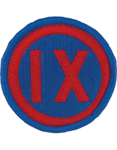 9th Corps Patch