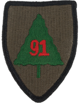 91st Infantry Division Patch