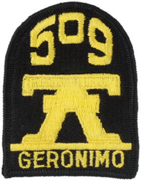 509th Infantry Patch - GERONIMO