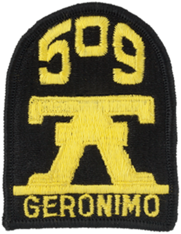 509th Infantry Patch - GERONIMO