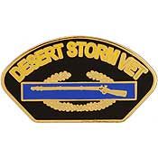 Desert Storm CIB Veteran Pin  - Size 1.25 inch - CLEARANCE!