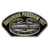 Enduring Freedom CAB Veteran Pin  - Size 1-1/4 inch