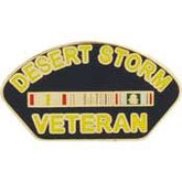 Desert Storm Veteran Pin  - Size 1  1/4 inch