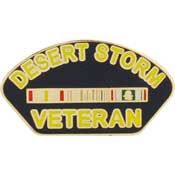 Desert Storm Veteran Pin  - Size 1  1/4 inch - CLEARANCE!
