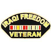 Iraqi Freedom Veteran Flag Pin  - Size 1-1/8 inch - CLEARANCE!