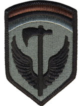42nd Support Group ACU Patch Foliage Green - Closeout Great for Shadow Box