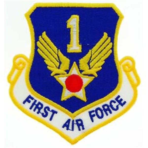 First Air Force Patch - 1st USAF Shield - CLEARANCE!