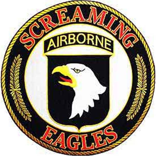 101st Screaming Eagles 10 inch Patch