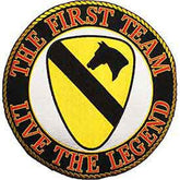 1st Cavalary Live the Legend 10 inch Patch