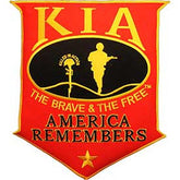 KIA America Remembers Red Shield Patch