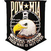 POW MIA Their War is Not Over 12 inch Patch - CLEARANCE!