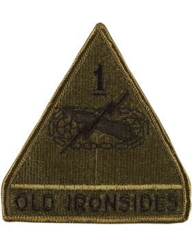 1st Armor Division Subdued Patch - Sew On Style