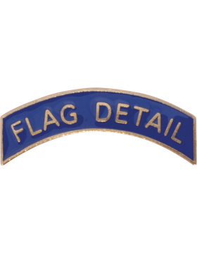 ROTC Metal Arc Tab FLAG DETAIL