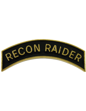 ROTC Metal Arc Tab RECON RAIDER