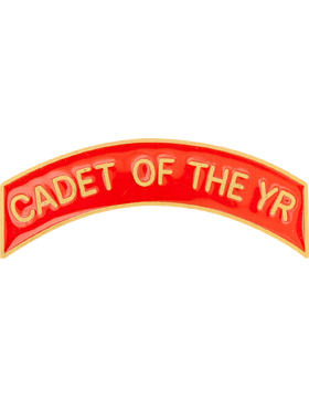 ROTC Metal Arc Tab CADET OF THE YEAR